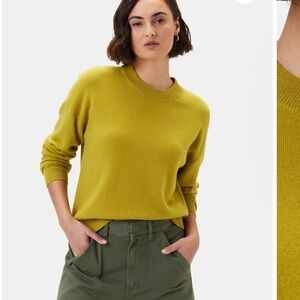 Amour Vert Pistachio Pearl Cashmere Sweater